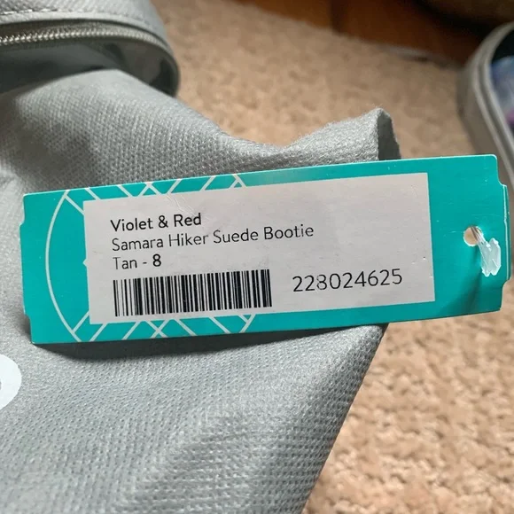 Samara Hiker Suede Bootie NWOT - Picture 5 of 5